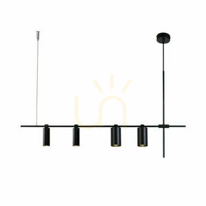 Pendelleuchte Antigo Namasu 4-flammig schwarz Aluminium Stahl 95 cm 7928 small 0