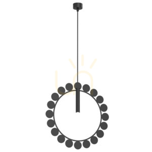 Pendelleuchte Antigo no. O schwarz Stahl G9 42 cm 5060 small 0