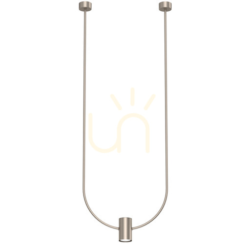 Prüfen Pendelleuchte Antigo no. C platin matt Stahl GU10 LED 46 cm 5080