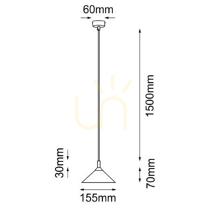 Pendelleuchte Antigo no. Ai weiß GX53 Stahl Baumwolle 15,5 cm 5167 small 1