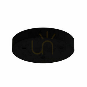 Anschlusskasten Antigo für 3 Lampen Stahl schwarz Struktur 20x20 cm 5199 small 0