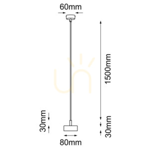 Pendelleuchte Antigo No. Mini schwarz GX53 Stahl 8 cm 5163 small 1