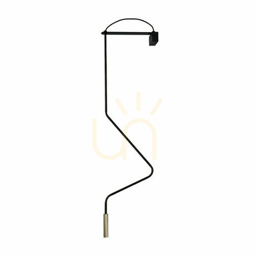 Prüfen Wandleuchte Antigo no. moon schwarz Stahl 100 cm G9 LED 4012