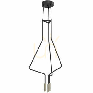 Pendelleuchte Antigo no. Vi 3-flammig schwarz Stahl G9 LED 5140 small 0