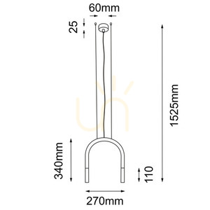 Pendelleuchte Antigo Sukomo 2-flammig schwarz G9 27 cm 7858 small 1