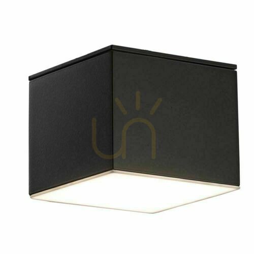 Prüfen Plafond Antigo Suwa schwarz GX53 LED 10x10 cm 8053
