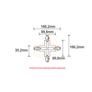X-Sammelschienenverbinder 3-Phasen 230V schwarz Antigo Szynoprzewód 3F 8115 small 1