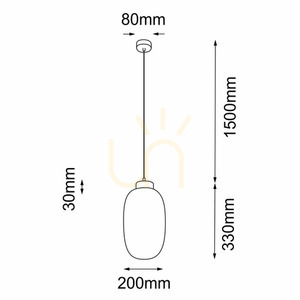 Pendelleuchte Antigo Tanpo I Z schwarz Glas Stahl G9 20 cm 5208 small 1