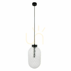 Pendelleuchte Antigo Tanpo I Z schwarz Glas Stahl G9 20 cm 5208 small 0