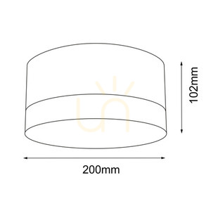 Plafond Antigo Tosa schwarz 20 cm GX53 LED 1182 small 1