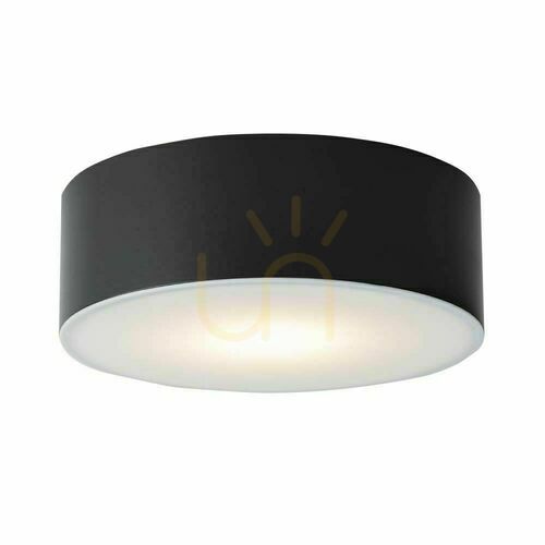 Prüfen Plafond Antigo Zama schwarz 20 cm IP44 LED 4000K 8587