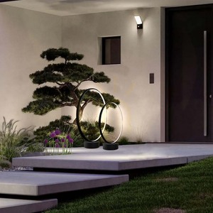 Außenstehleuchte LED Antigo Abira Ring Ø87 cm Anthrazit 3000K 9914 small 3