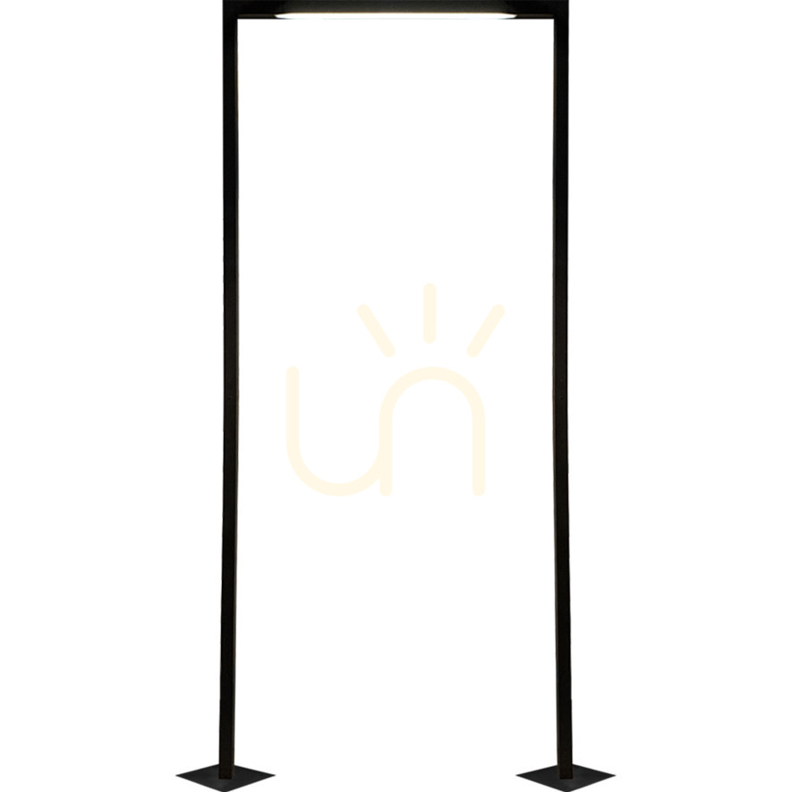 Prüfen Außenstehleuchte Antigo Taketa Anthrazit 214 cm LED T8 9929 Außenstehleuchte Antigo Taketa Anthrazit 214 cm LED T8 9929