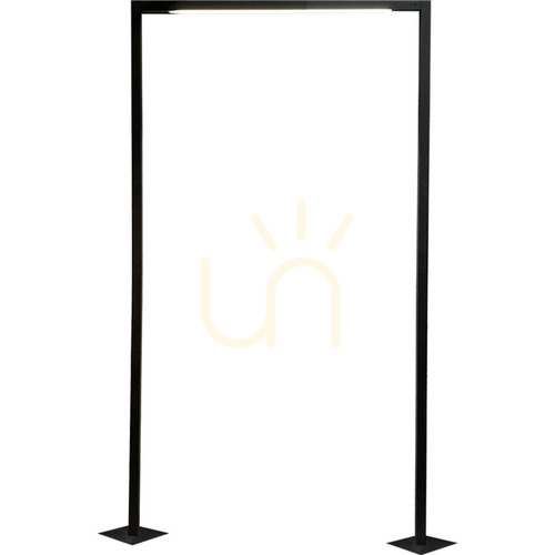Prüfen Außenstehleuchte Antigo Taketa 9930 anthrazit LED T8 214 cm