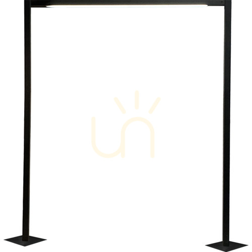 Prüfen Außenstehleuchte Antigo Taketa 9934 anthrazit LED T8 164 cm IP65