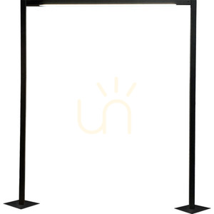 Außenstehleuchte Antigo Taketa 9934 anthrazit LED T8 164 cm IP65 small 0