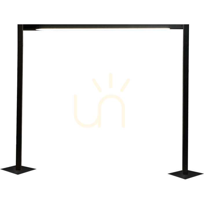Prüfen Außenstehleuchte Antigo Taketa 9937 anthrazit LED T8 114 cm IP54 Außenstehleuchte Antigo Taketa 9937 anthrazit LED T8 114 cm IP54