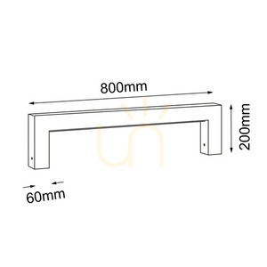 Außenstehleuchte Antigo Taketa Mini Anthrazit 20 cm LED 4000K 9939 small 1