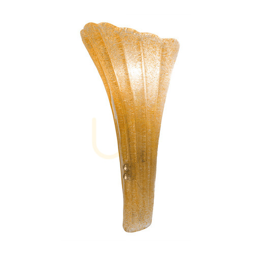 Prüfen Wandleuchte Antigo Petalo 8795 Patina matt Gold E14 31 cm Messing Glas