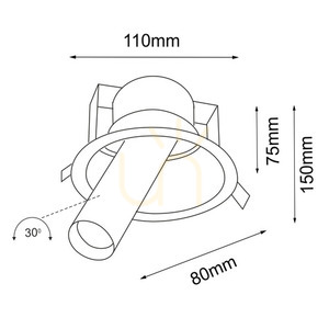 Einbauleuchte Antigo Yakumo 1 weiß MR11 7805 1 Einbauleuchte Antigo Yakumo 1 weiß MR11 7805 small 1