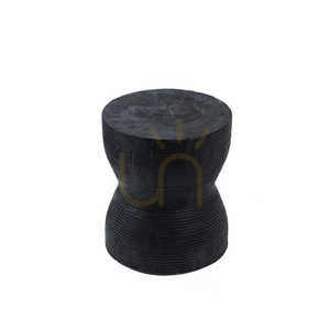 Hocker BAZAR BIZAR Kotoran schwarz Suarholz 35x45 cm small 4