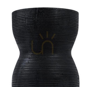 Hocker BAZAR BIZAR Kotoran schwarz Suarholz 35x45 cm small 7