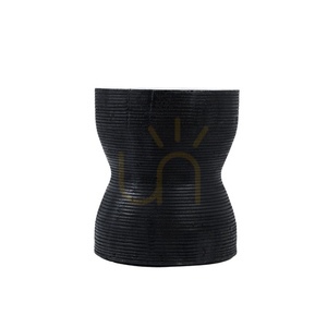 Hocker BAZAR BIZAR Kotoran schwarz Suarholz 35x45 cm small 0