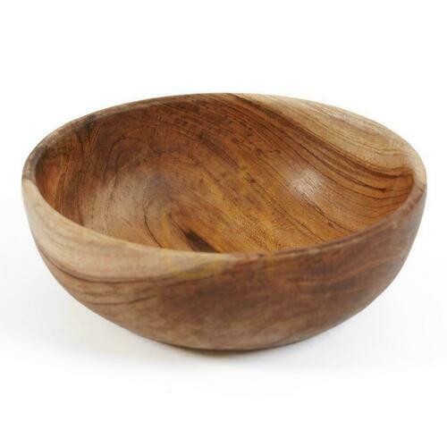 Prüfen Snackschüssel aus Teakwurzel BAZAR BIZAR Teak Root Collection S natur beige 16 cm