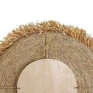 Spiegel BAZAR BIZAR Yema natürlich Gras Glas Beige L small 3