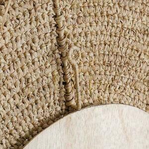 Spiegel BAZAR BIZAR Yema natürlich Gras Glas Beige L small 4