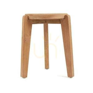 Bazar Bizar Seseh Beistelltisch, Teak natur, 40 × 40 × 50 cm small 1