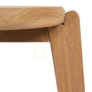 Bazar Bizar Seseh Beistelltisch, Teak natur, 40 × 40 × 50 cm small 5