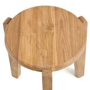 Bazar Bizar Seseh Beistelltisch, Teak natur, 40 × 40 × 50 cm small 6