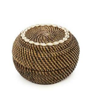 Weidenkorb BAZAR BIZAR Colonial Collection Rattan Naturbraun M small 0
