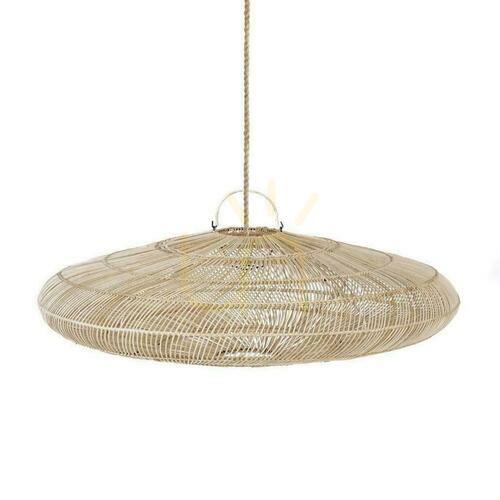 Prüfen Pendelleuchte BAZAR BIZAR Macaron Natur Rattan Oversized Collection L