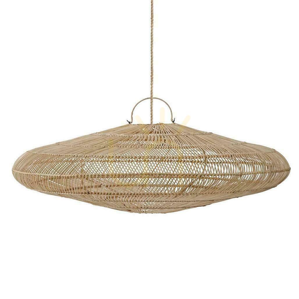 Prüfen Pendelleuchte BAZAR BIZAR Macaron XL Rattan Natur Oversized Collection Pendelleuchte BAZAR BIZAR Macaron XL Rattan Natur Oversized Collection