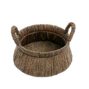 Weidenkorb BAZAR BIZAR Bananenblatt Natur 42x42x26,5 cm Baskets 2 Weidenkorb BAZAR BIZAR Bananenblatt Natur 42x42x26,5 cm Baskets small 2