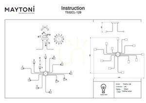 Plafond GILBERT T532CL-12B Maytoni small 4