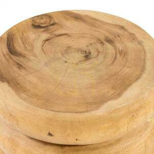 Hocker BAZAR BIZAR Umiko Suarholz Natur Beige 45 cm small 5