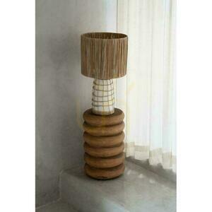 Hocker BAZAR BIZAR Umiko Suarholz Natur Beige 45 cm small 7