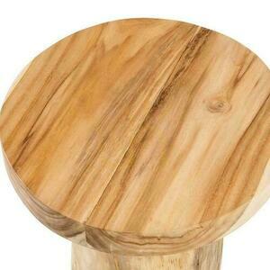 Beistelltisch BAZAR BIZAR Inti Teakholz Natur Beige 30x45 cm Stools & Side Tables 2 Beistelltisch BAZAR BIZAR Inti Teakholz Natur Beige 30x45 cm Stools & Side Tables small 2