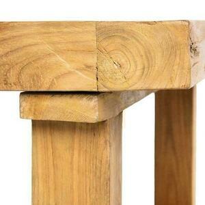 Couchtisch BAZAR BIZAR Teakholz natur Beige 70 cm Coffee Tables small 4