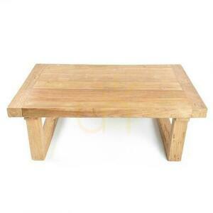 Couchtisch BAZAR BIZAR Teakholz natur Beige 70 cm Coffee Tables small 5