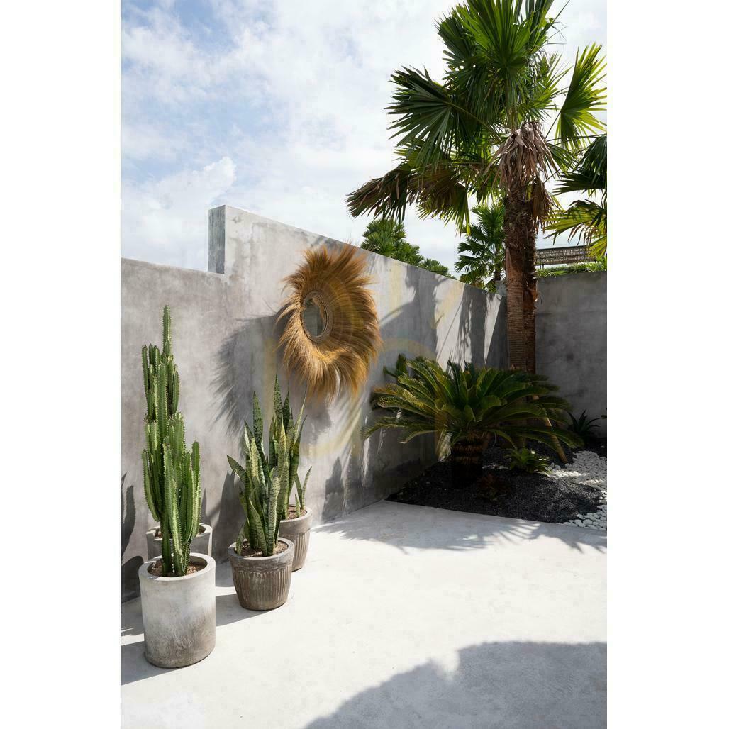 Zeige Spiegel BAZAR BIZAR Natur Gras Beige 90 cm Mirrors Spiegel BAZAR BIZAR Natur Gras Beige 90 cm Mirrors