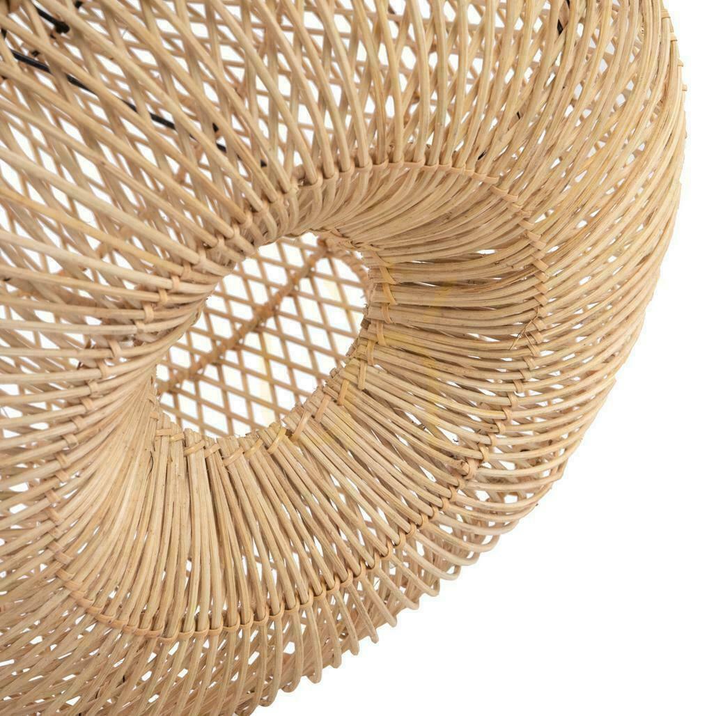 Prüfen Pendelleuchte BAZAR BIZAR Batu Bolong aus Rattan, natur, M Pendelleuchte BAZAR BIZAR Batu Bolong aus Rattan, natur, M
