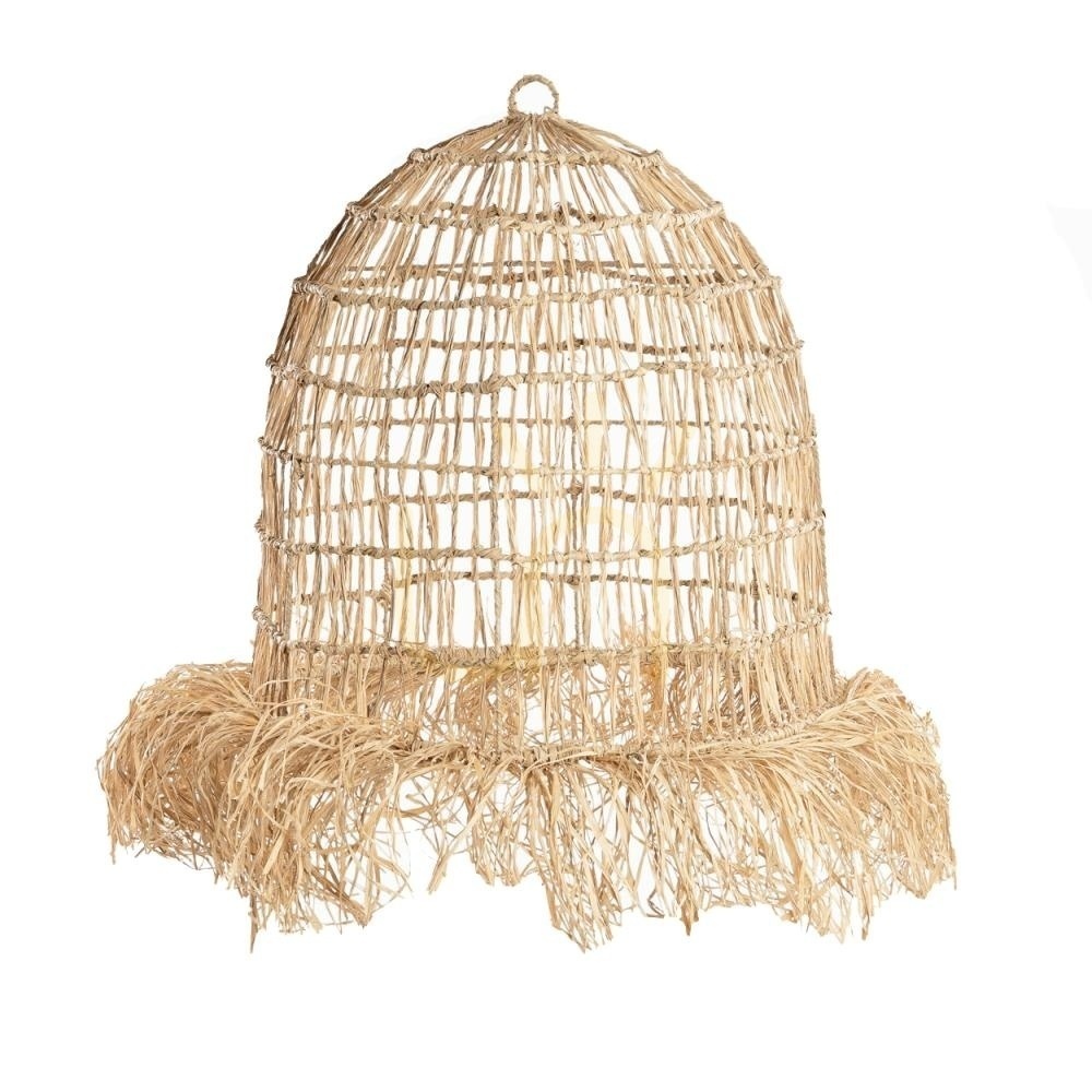 Pendelleuchte BAZAR BIZAR Casita Natur Mendong-Gras Grass Collection L