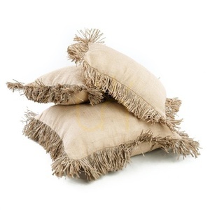 Der Jute Bonita Kissenbezug - Natur - 40x40 small 4