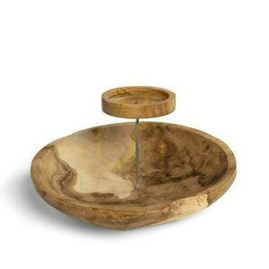 Kerzenteller BAZAR BIZAR Teakholz natur 29 cm small 5