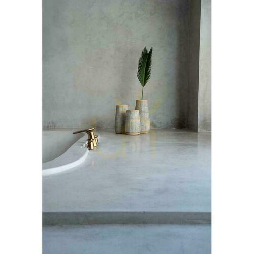 Prüfen Vase Cutie BAZAR BIZAR S Terrakotta mit Rattangeflecht Beton Natur 14x22 cm