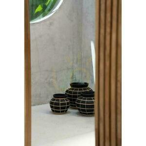 Vase BAZAR BIZAR The Belly Schwarz-Natur S small 1